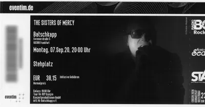 The Sisters Of Mercy Ticket